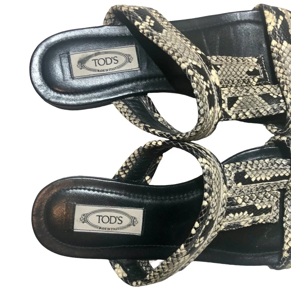 Tod’s Python T Sandals - Picture 4 of 7